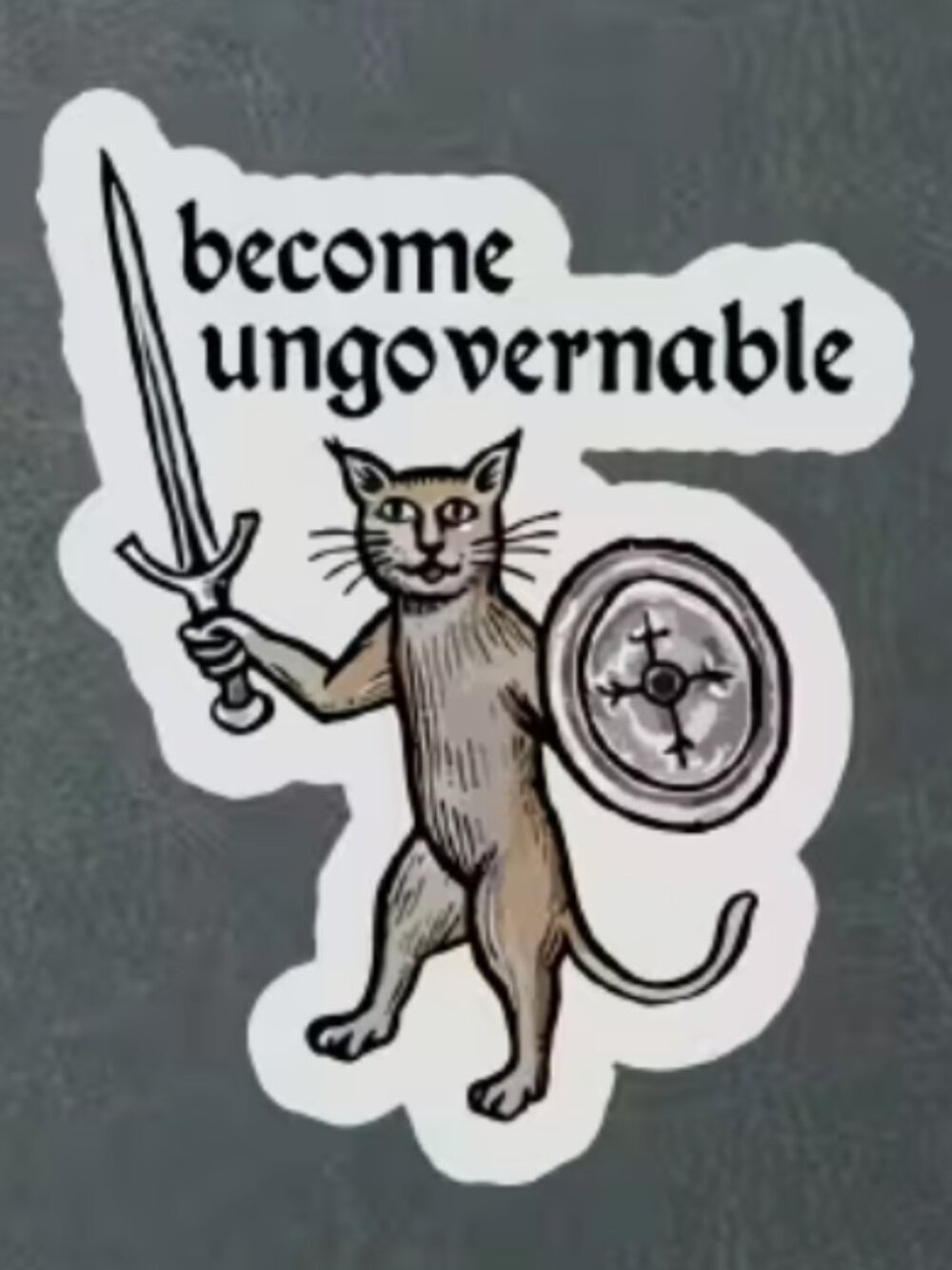"Become Ungovernable" Sticker